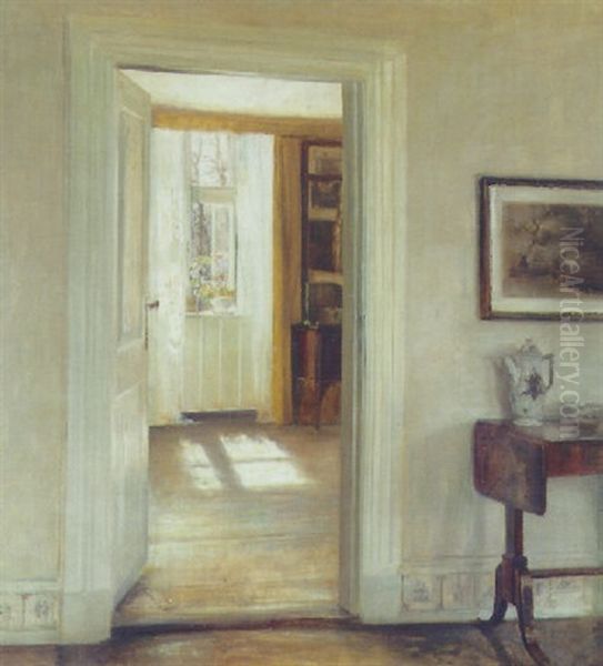 Interior Med Solskin Gennem Lette Gardiner - view 1