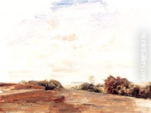 Landskab by Carl Vilhelm Holsoe