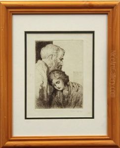 Father And Daughter by Myron G. Barlow