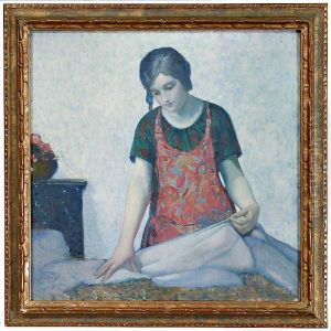 Laundress by Myron G. Barlow