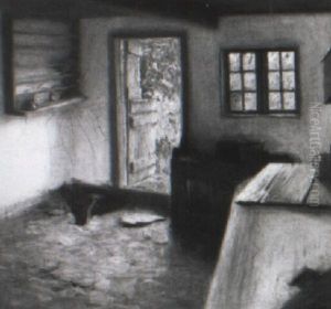 Interi"r Fran Ett Gammalt Hus by Carl Vilhelm Holsoe
