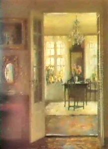 Sollys I Stuen by Carl Vilhelm Holsoe