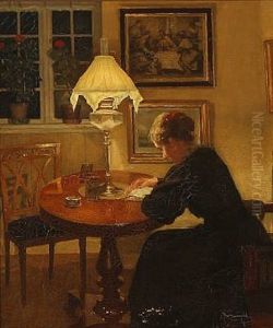 Interior With A Reading Woman