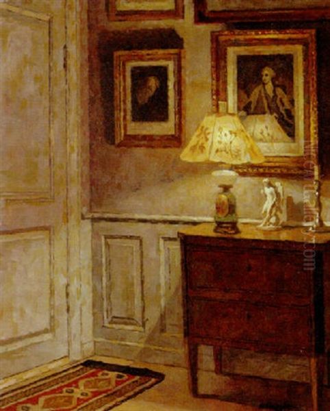 Interior With Kerosene Lamplight - view 1