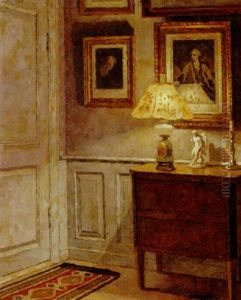 Interior With Kerosene Lamplight thumbnail