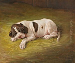 Vilande Hund by Johan-Gustaf von Holst