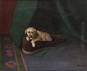 Hundvalp I Toffel by Johan-Gustaf von Holst