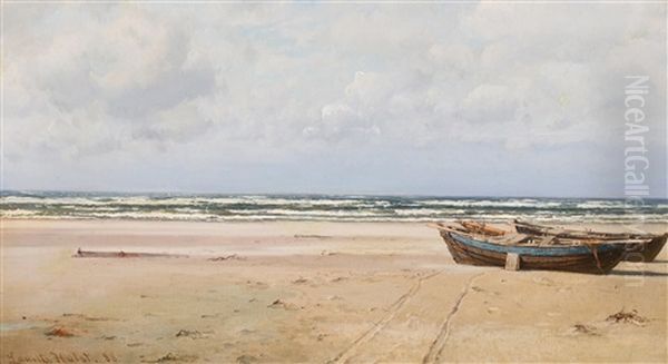 Kustenlandschaft Mit Fischerbooten - view 1