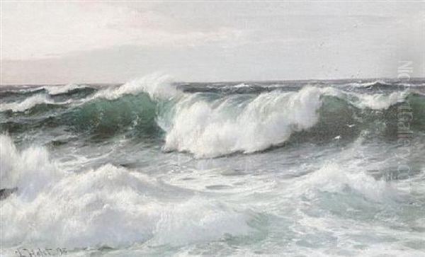 Waves Off The Lighthouse, Biarritz - view 1