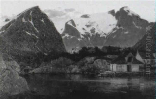 Norwegische Fjordlandschaft - view 1