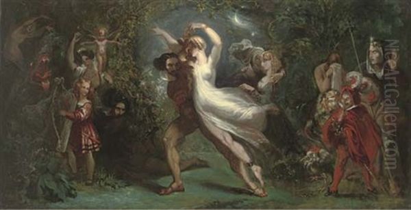 Dance Macabre, A Scene Inspired By Goethe's Faust - view 1