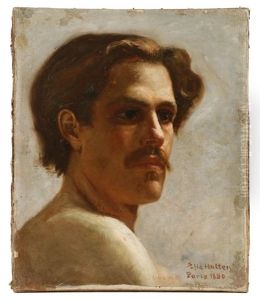 Study Of A Male Head by Sophie Holten