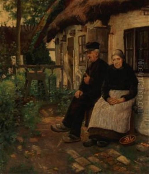 An Old Married Couple At A Country House - view 1