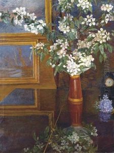 Bouquet De Fleurs Dans Un Interieur by Suzette Holten