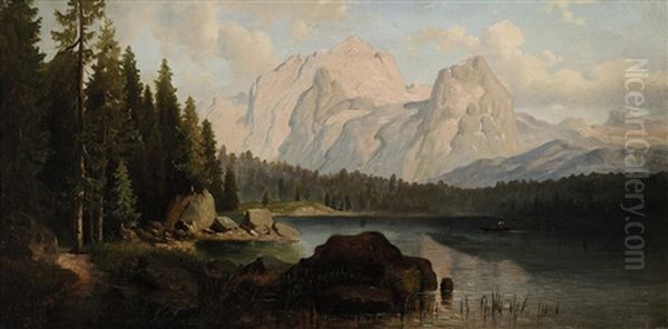 Partie In Den Alpen (gosausee?) - view 1