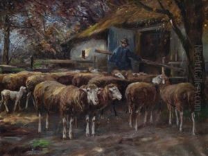 Schafherde by Johann Daniel Holz