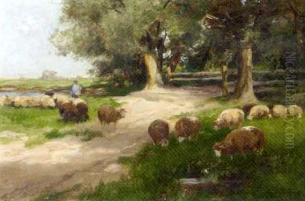 A Shepherd And His Flock - view 1