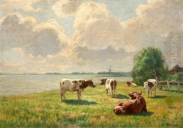 Weidelandschaft Am See - view 1