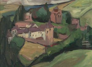 Kloster Bebenhausen (bei Tubingen) by Adolf Hoelzel