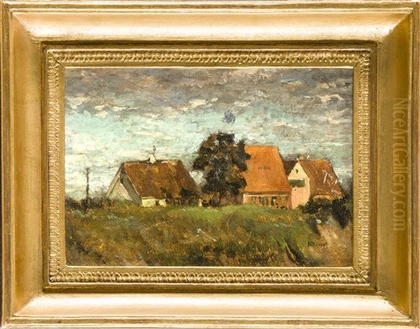 Dachauer Landschaft Mit Bauernhausern - view 1