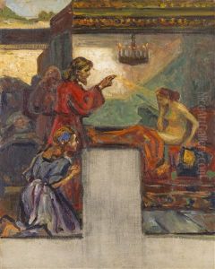 Wunderheilung by Adolf Hoelzel