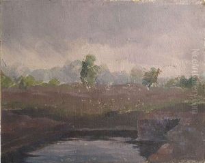 Herbstlandschaft by Adolf Hoelzel