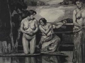 Drei Frauen Am Wasser Drei Frauen Am Wasser