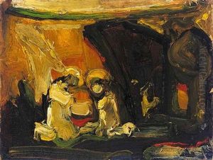 Die Verkundigung by Adolf Hoelzel
