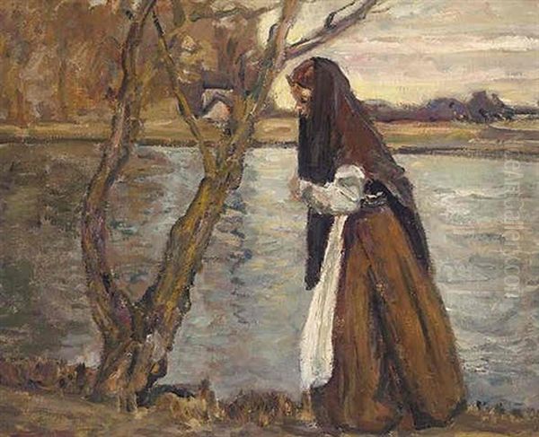 Frau An Der Amper (auf Dem Heimweg) - view 1