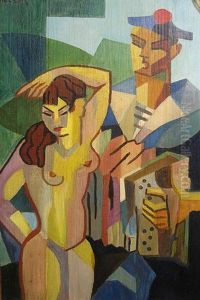 Untitled, Sailor And Woman by Holzer