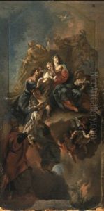 Die Heilige Sippe by Johann Evangelist Holzer
