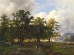 Bewaldete Seelandschaft