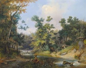 Waldlandschaft Waldlandschaft