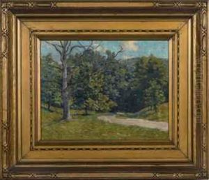 A Road Through The Hidden Meadow by Edward Herbert Barnard