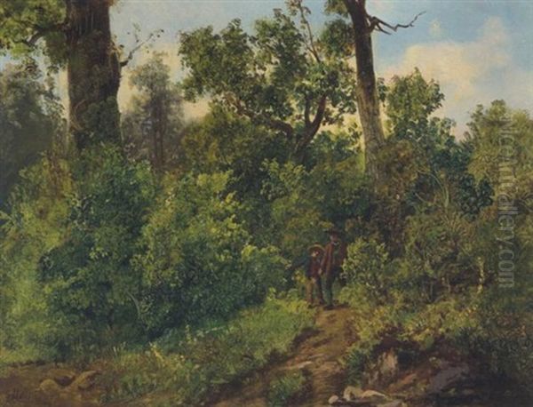 Wanderer Im Wald - view 1