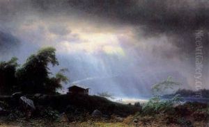 Seelandschaft Mit Aufziehendem Gewitter Seelandschaft Mit Aufziehendem Gewitter