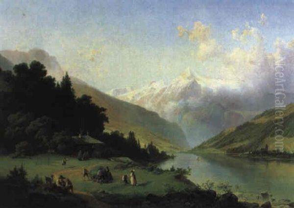 Der Zellersee Mit Dem Kitzsteinhorn - view 1