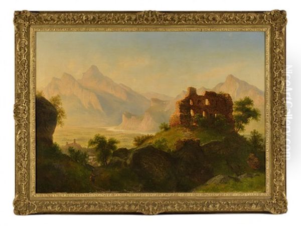 Ruine Wartenstein B. Ragaz, Rheinthal - view 1