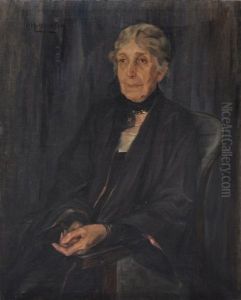Portrat Einer Dame by Olga von Holzhausen