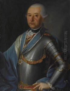 Bildnis Eines Grafen Von Preysing (johann Maximilian V. Graf Von Preysing-hohenaschau?) by Johann Evangelist Hoelzl