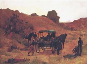 Zouave Ambulance Crew by Winslow Homer