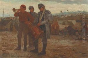 Sounding Reveille by Winslow Homer