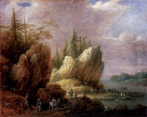 Fluslandschaft by Gillis Claesz De Hondecoeter