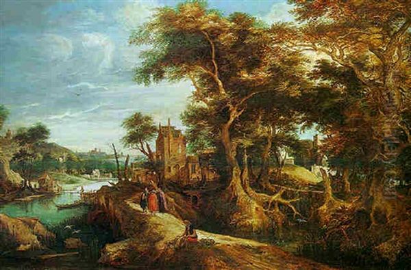 Christ On The Way To Emmaus - view 1