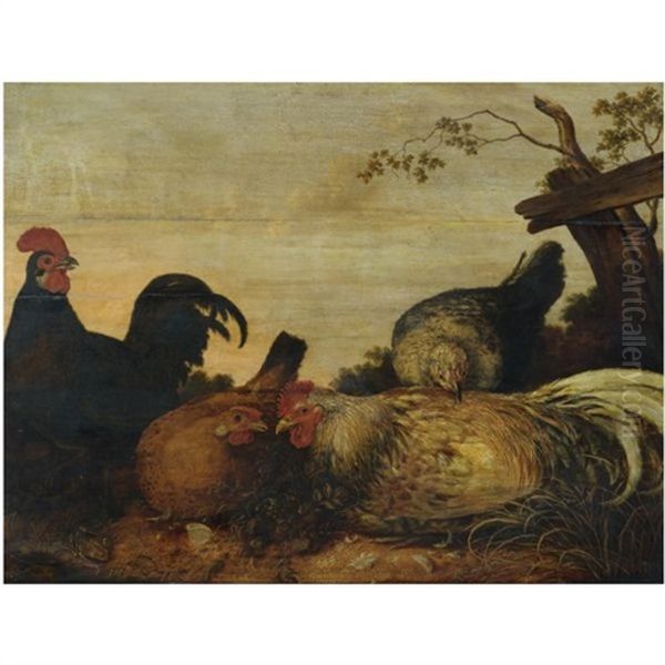 Poultry In A Landscape - view 1