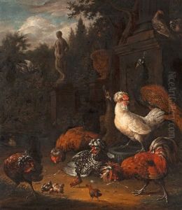 Honsgarden by Melchior de Hondecoeter