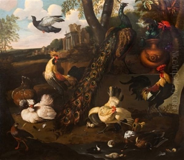Naturaleza Muerta Con Aves Y Arquitecturas - view 1