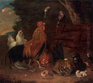 Geflugelhof by Melchior de Hondecoeter