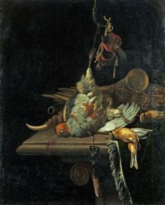 Jagdstillleben by Melchior de Hondecoeter