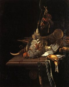 Jagdstillleben by Melchior de Hondecoeter